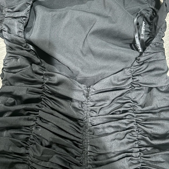 For Love And Lemons Willa Maxi Dress Size Medium In Black - Picture 8 of 10